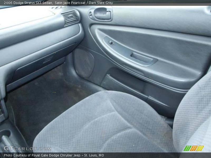 Satin Jade Pearlcoat / Dark Slate Grey 2006 Dodge Stratus SXT Sedan