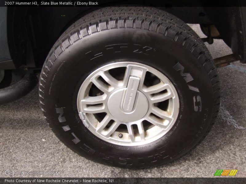 Slate Blue Metallic / Ebony Black 2007 Hummer H3