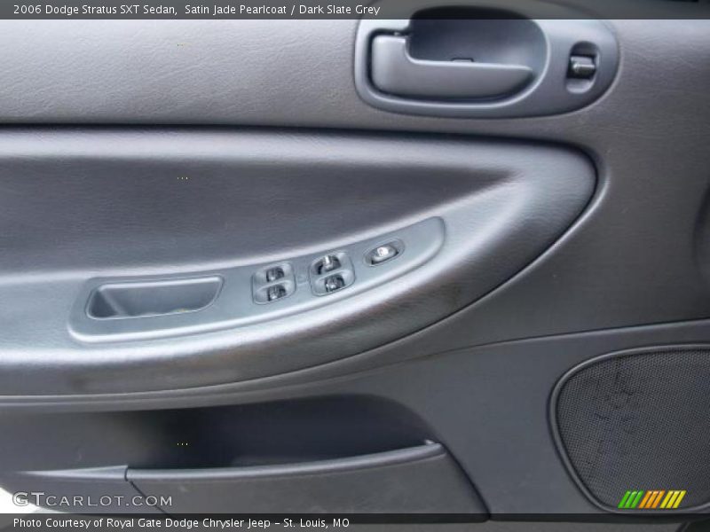 Satin Jade Pearlcoat / Dark Slate Grey 2006 Dodge Stratus SXT Sedan