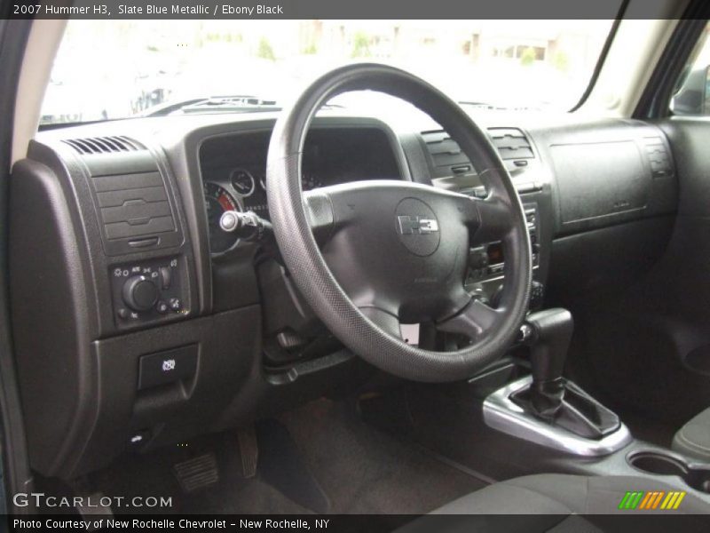 Slate Blue Metallic / Ebony Black 2007 Hummer H3