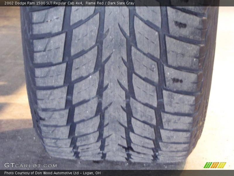 Flame Red / Dark Slate Gray 2002 Dodge Ram 1500 SLT Regular Cab 4x4