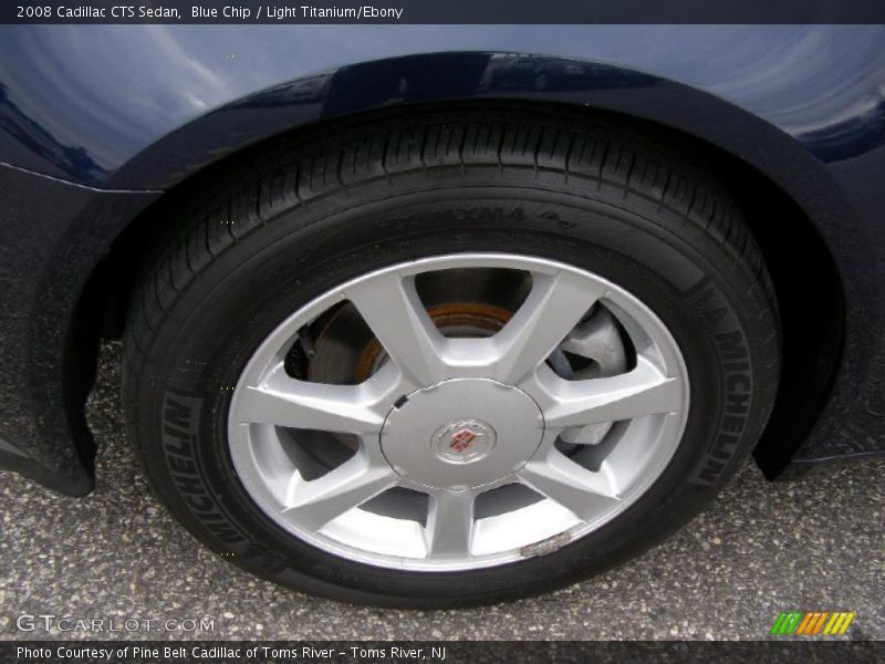 Blue Chip / Light Titanium/Ebony 2008 Cadillac CTS Sedan