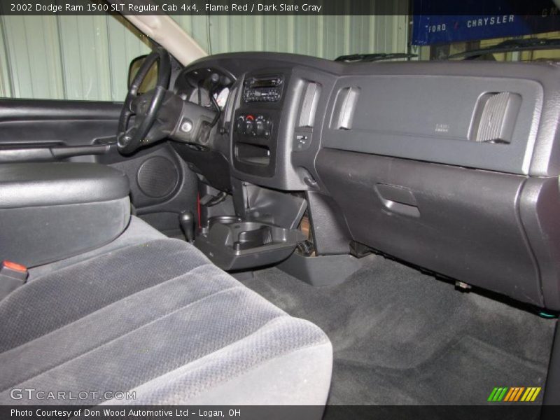 Flame Red / Dark Slate Gray 2002 Dodge Ram 1500 SLT Regular Cab 4x4