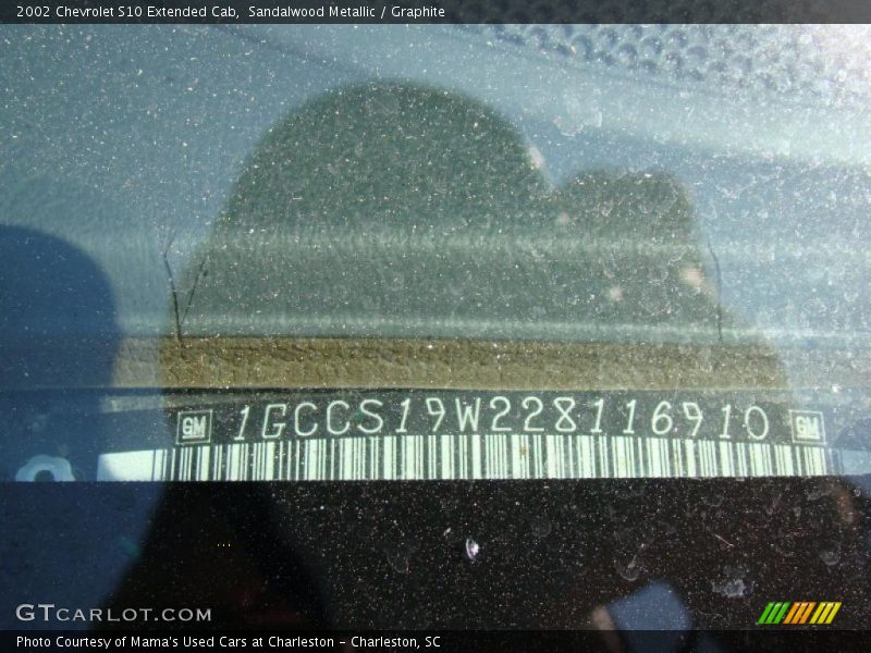 Sandalwood Metallic / Graphite 2002 Chevrolet S10 Extended Cab