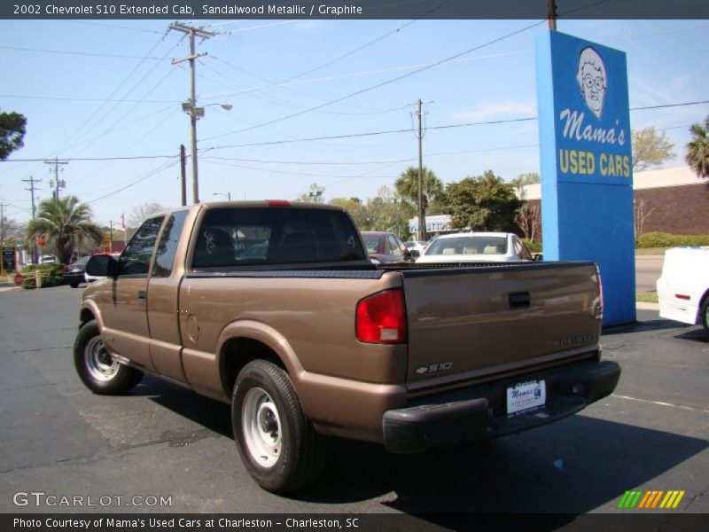 Sandalwood Metallic / Graphite 2002 Chevrolet S10 Extended Cab