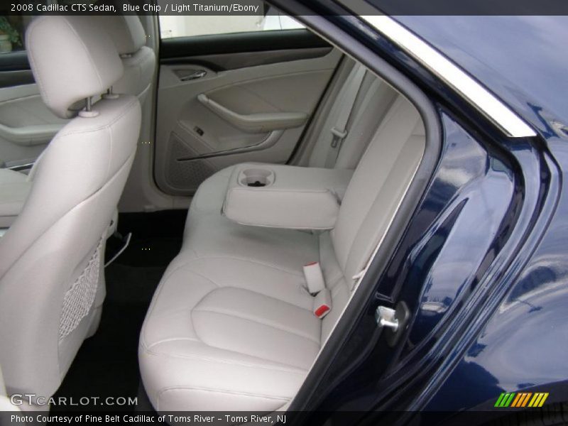 Blue Chip / Light Titanium/Ebony 2008 Cadillac CTS Sedan