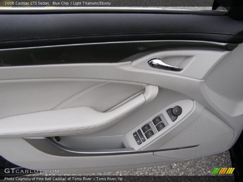 Blue Chip / Light Titanium/Ebony 2008 Cadillac CTS Sedan