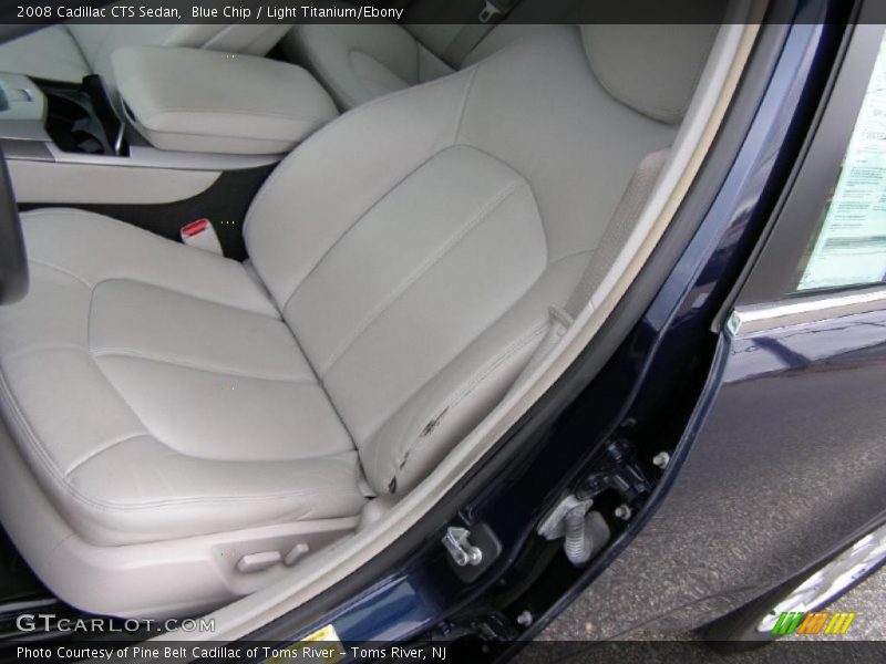 Blue Chip / Light Titanium/Ebony 2008 Cadillac CTS Sedan