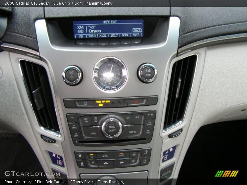 Blue Chip / Light Titanium/Ebony 2008 Cadillac CTS Sedan