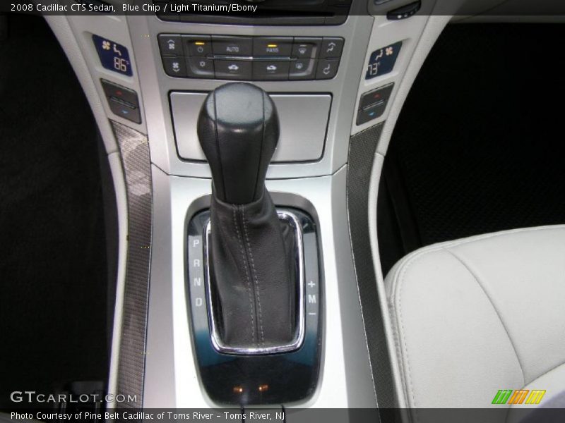 Blue Chip / Light Titanium/Ebony 2008 Cadillac CTS Sedan