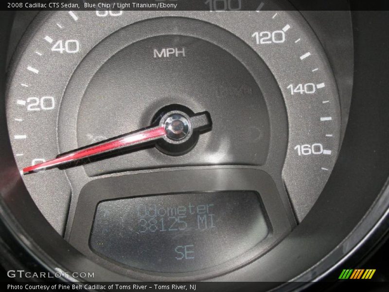 Blue Chip / Light Titanium/Ebony 2008 Cadillac CTS Sedan