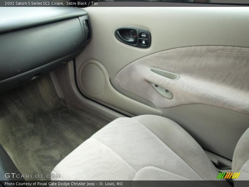 Sable Black / Tan 2002 Saturn S Series SC2 Coupe