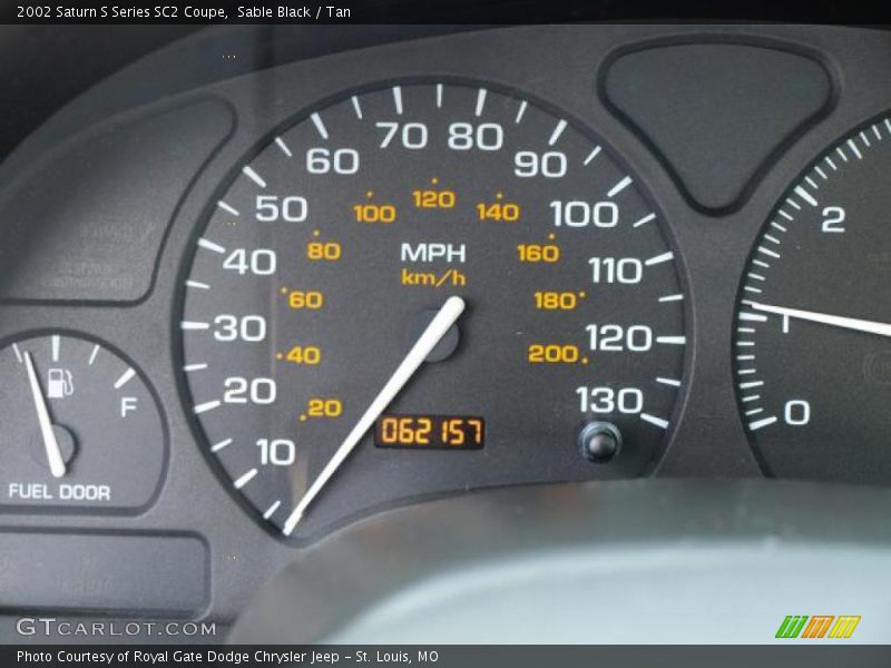 Sable Black / Tan 2002 Saturn S Series SC2 Coupe