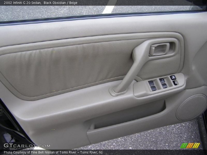 Black Obsidian / Beige 2002 Infiniti G 20 Sedan