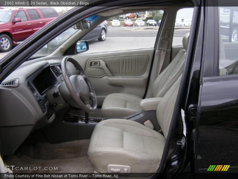  2002 G 20 Sedan Beige Interior