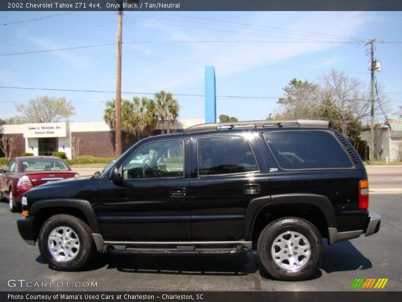 Onyx Black / Tan/Neutral 2002 Chevrolet Tahoe Z71 4x4