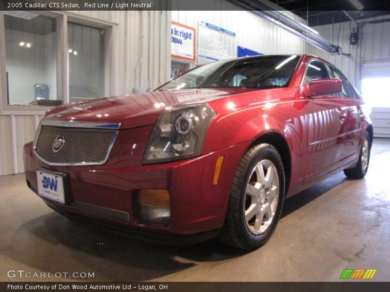 Red Line / Light Neutral 2005 Cadillac CTS Sedan