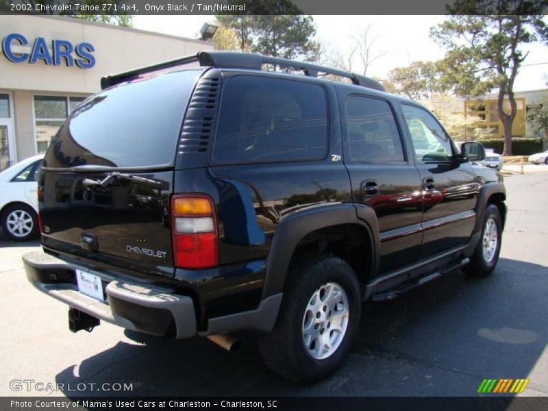 Onyx Black / Tan/Neutral 2002 Chevrolet Tahoe Z71 4x4
