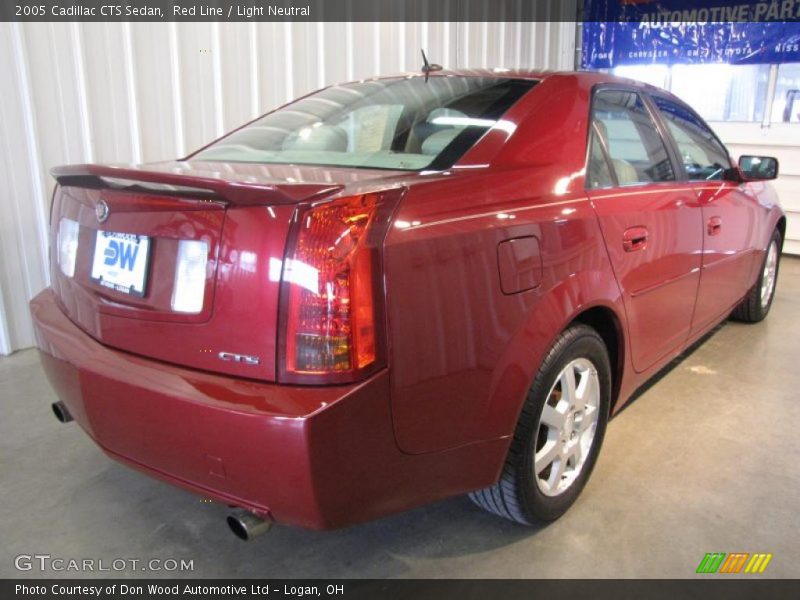 Red Line / Light Neutral 2005 Cadillac CTS Sedan