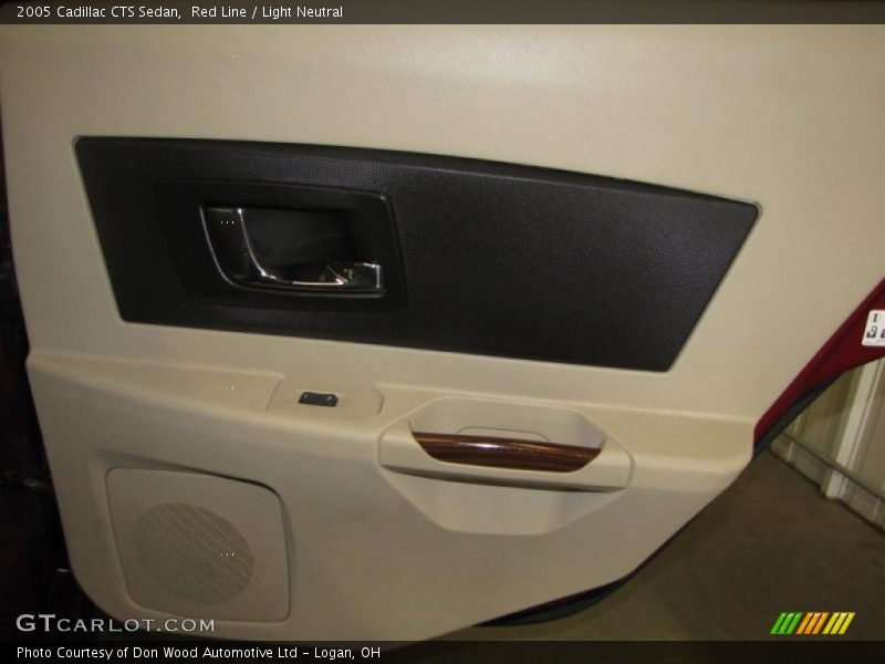 Red Line / Light Neutral 2005 Cadillac CTS Sedan