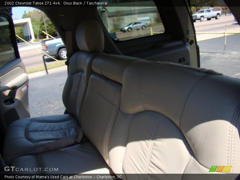 Onyx Black / Tan/Neutral 2002 Chevrolet Tahoe Z71 4x4