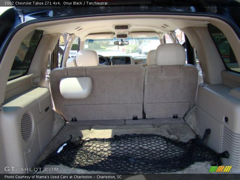 Onyx Black / Tan/Neutral 2002 Chevrolet Tahoe Z71 4x4