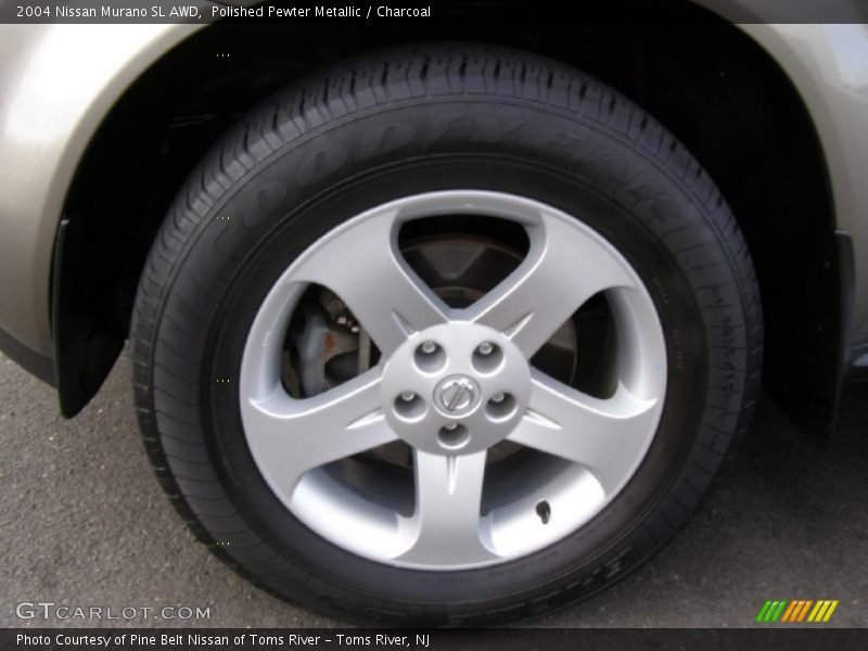 Polished Pewter Metallic / Charcoal 2004 Nissan Murano SL AWD