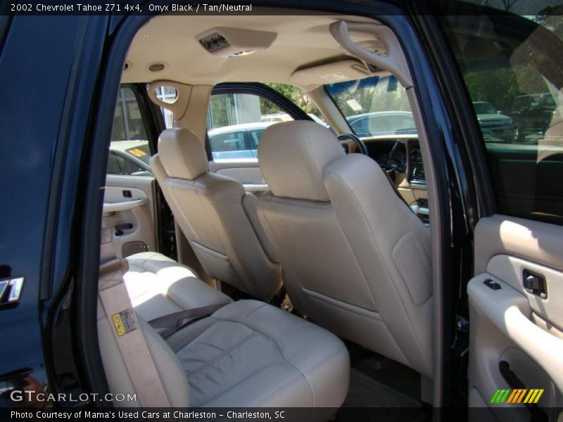 Onyx Black / Tan/Neutral 2002 Chevrolet Tahoe Z71 4x4