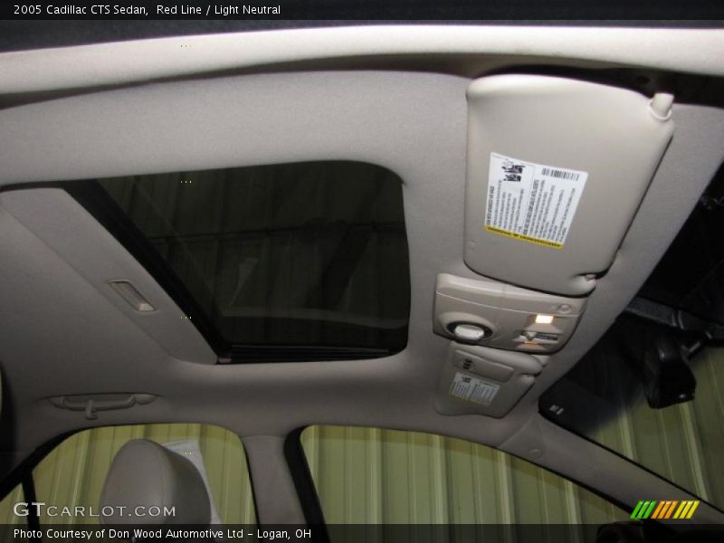 Red Line / Light Neutral 2005 Cadillac CTS Sedan