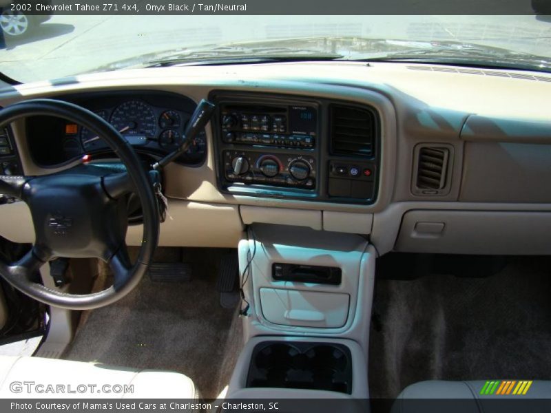 Onyx Black / Tan/Neutral 2002 Chevrolet Tahoe Z71 4x4