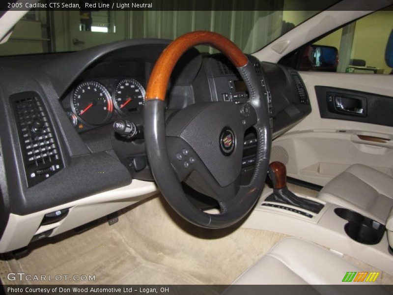 Red Line / Light Neutral 2005 Cadillac CTS Sedan