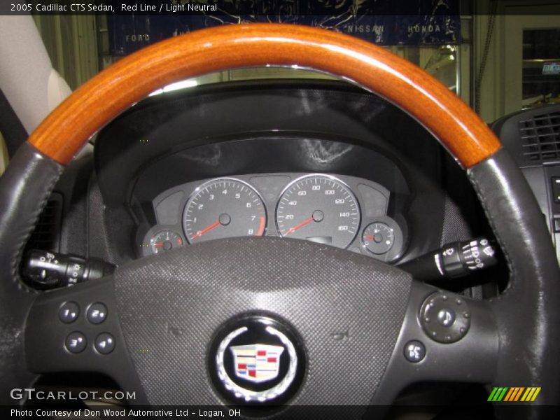 Red Line / Light Neutral 2005 Cadillac CTS Sedan