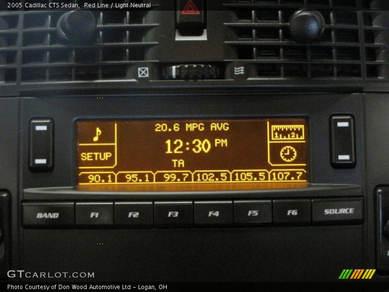 Red Line / Light Neutral 2005 Cadillac CTS Sedan