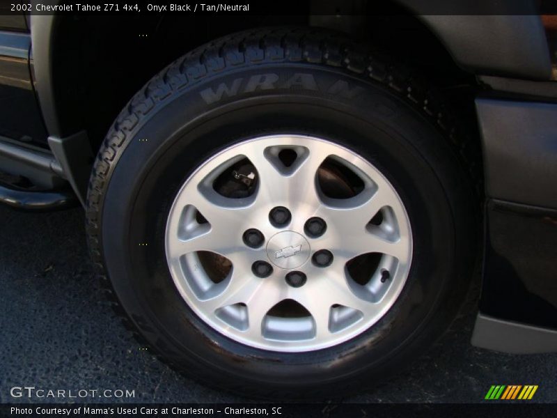 Onyx Black / Tan/Neutral 2002 Chevrolet Tahoe Z71 4x4