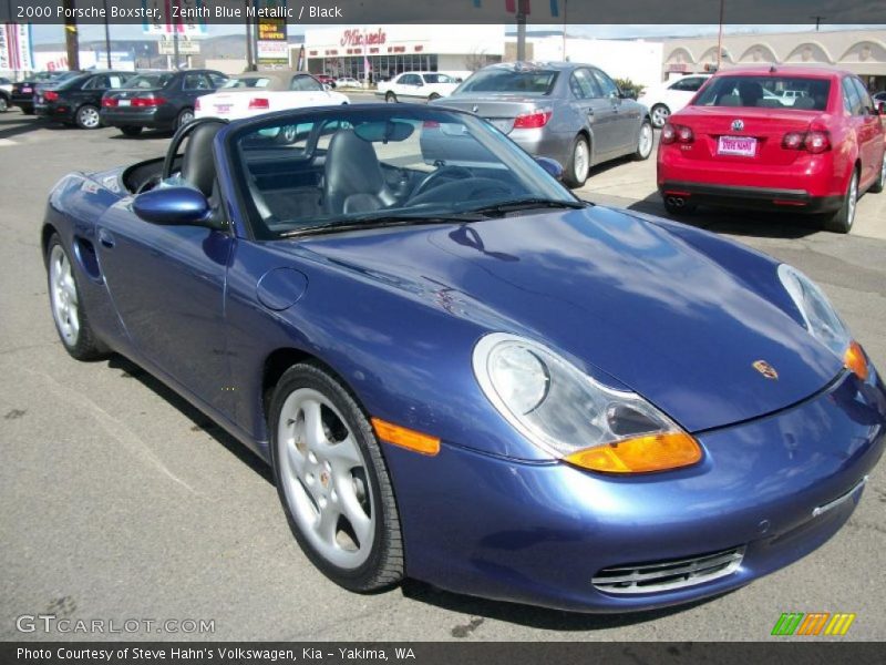 Zenith Blue Metallic / Black 2000 Porsche Boxster