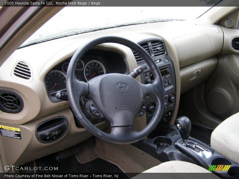 Mocha Frost Beige / Beige 2005 Hyundai Santa Fe GLS