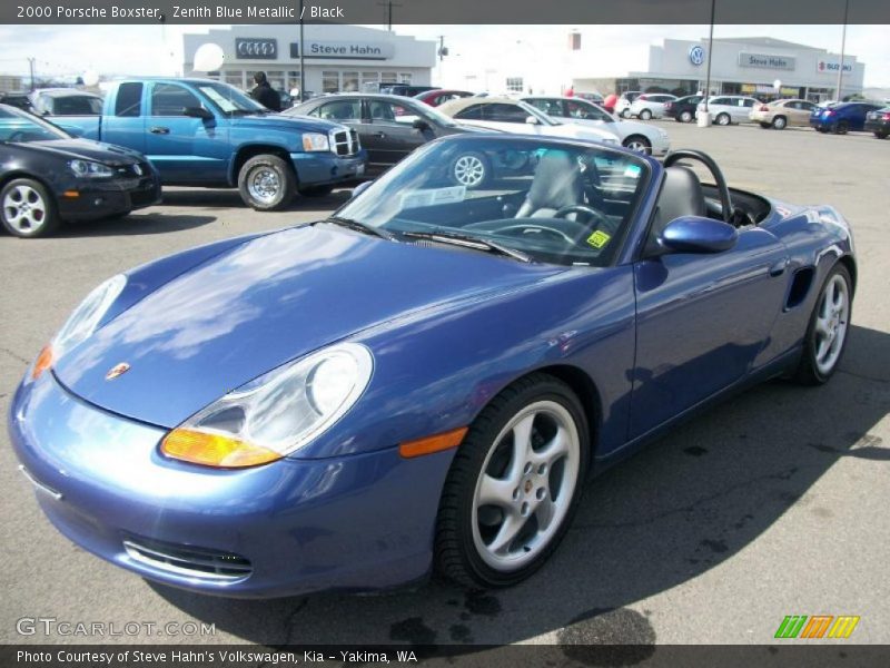 Zenith Blue Metallic / Black 2000 Porsche Boxster