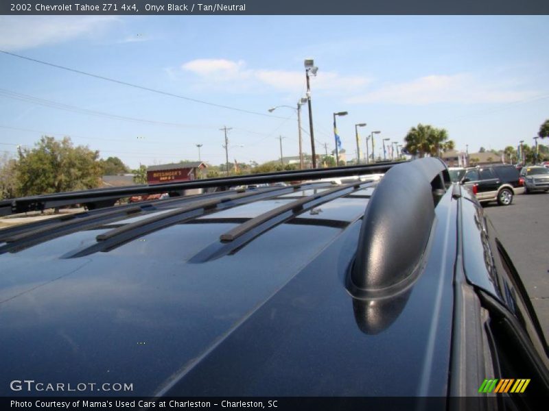 Onyx Black / Tan/Neutral 2002 Chevrolet Tahoe Z71 4x4