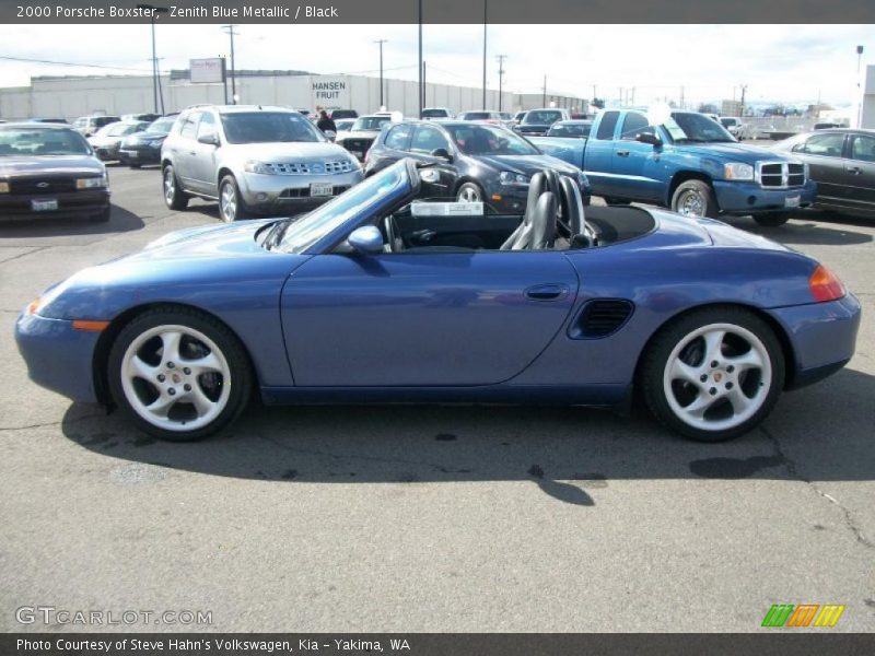 Zenith Blue Metallic / Black 2000 Porsche Boxster