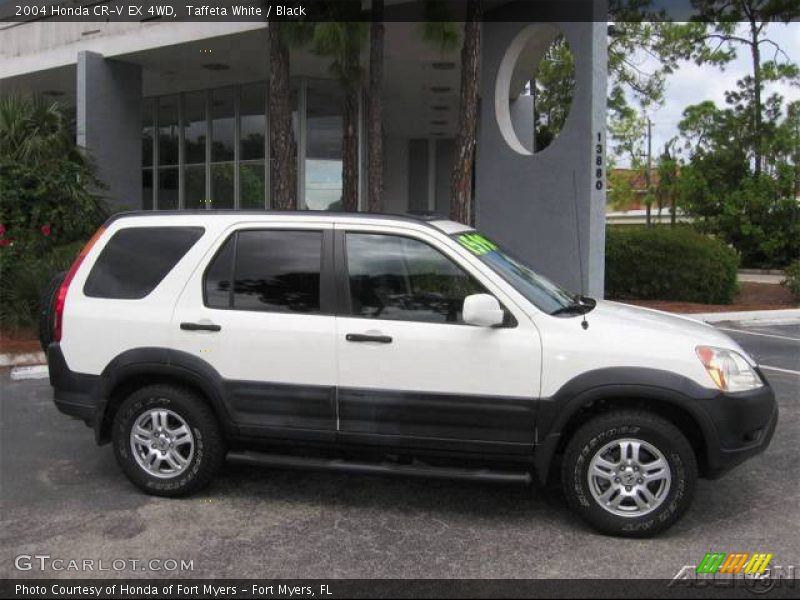 Taffeta White / Black 2004 Honda CR-V EX 4WD