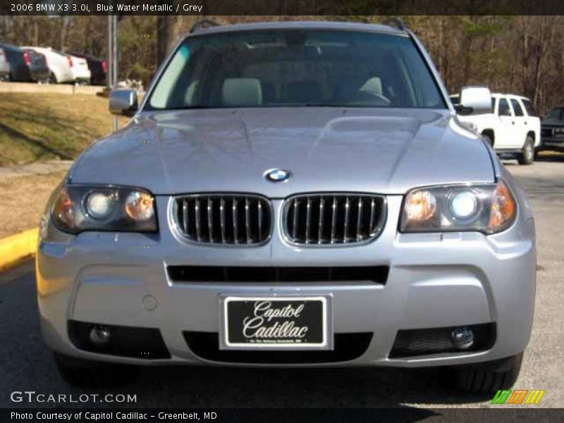 Blue Water Metallic / Grey 2006 BMW X3 3.0i