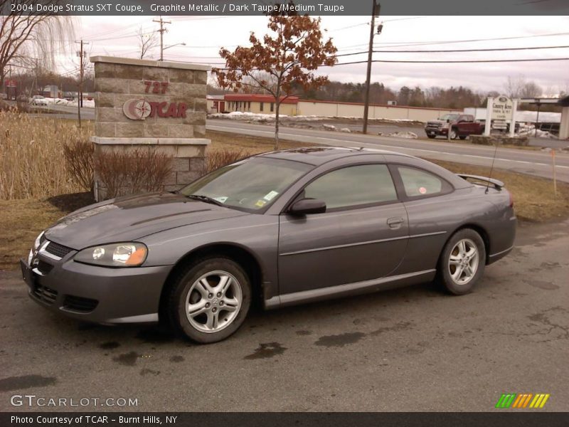 Graphite Metallic / Dark Taupe/Medium Taupe 2004 Dodge Stratus SXT Coupe