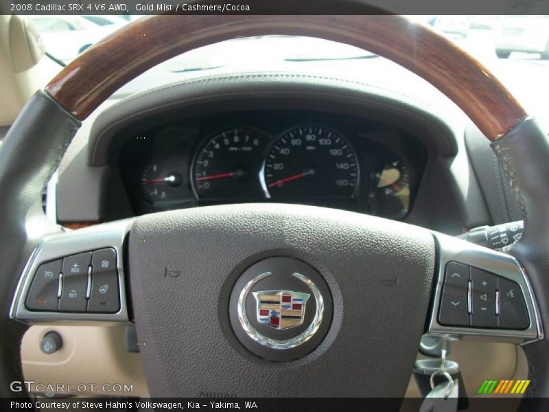 Gold Mist / Cashmere/Cocoa 2008 Cadillac SRX 4 V6 AWD