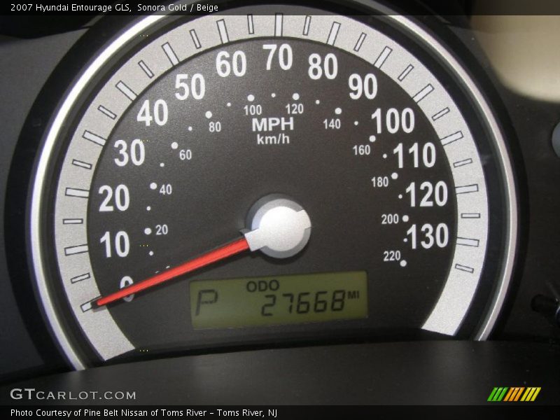 Sonora Gold / Beige 2007 Hyundai Entourage GLS