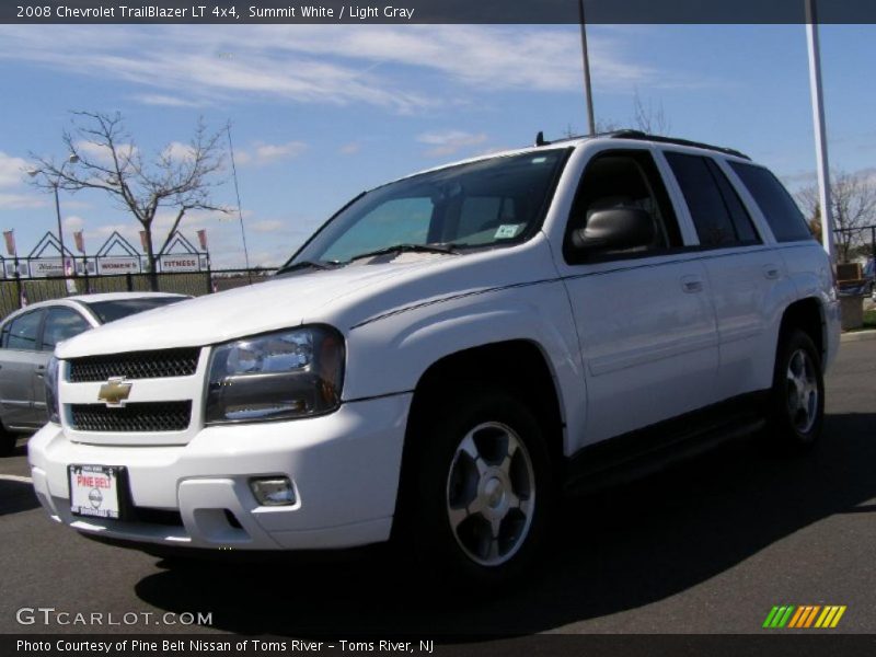 Summit White / Light Gray 2008 Chevrolet TrailBlazer LT 4x4