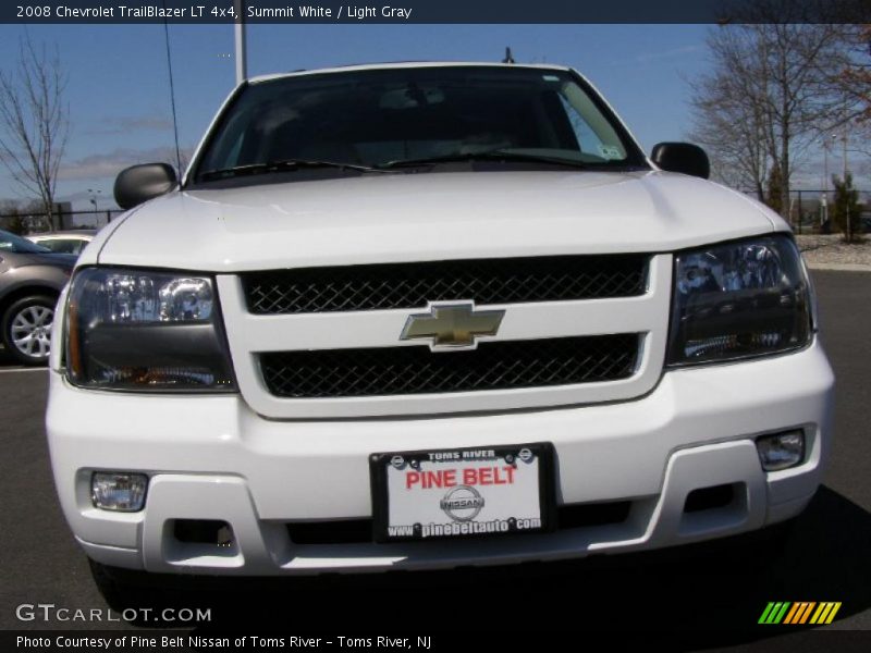 Summit White / Light Gray 2008 Chevrolet TrailBlazer LT 4x4