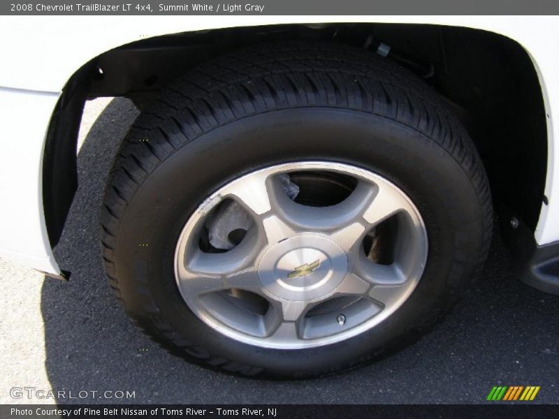 Summit White / Light Gray 2008 Chevrolet TrailBlazer LT 4x4