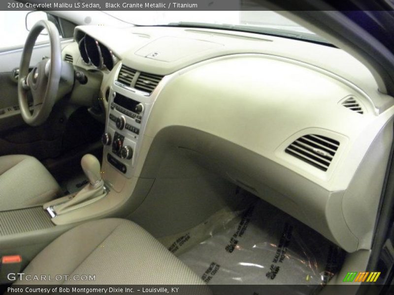 Black Granite Metallic / Titanium 2010 Chevrolet Malibu LS Sedan
