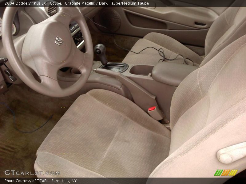  2004 Stratus SXT Coupe Dark Taupe/Medium Taupe Interior