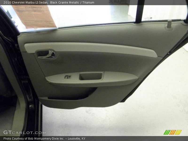 Black Granite Metallic / Titanium 2010 Chevrolet Malibu LS Sedan